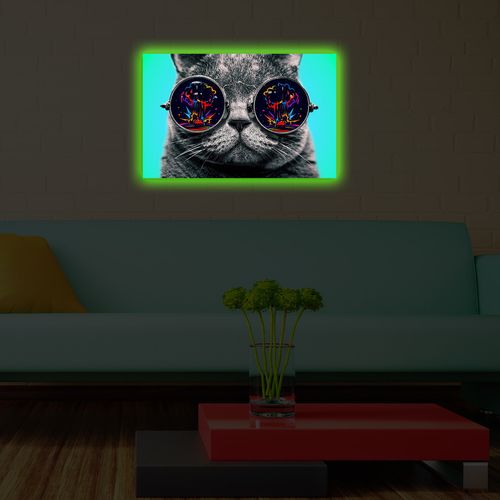 Wallity Slika dekorativna na platnu s LED rasvjetom, 4570DACT-61 slika 4