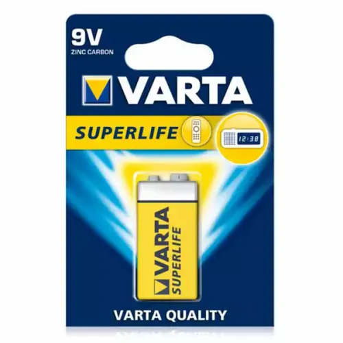 Varta 6F22 Superlife 9V, nepunjiva Baterija  slika 1