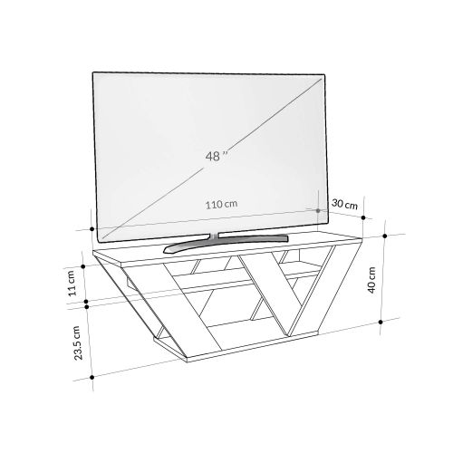 Pipralla - Carrara Marble Carrara Marble TV Stand slika 6