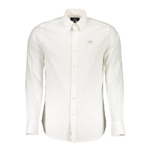 LA MARTINA MEN'S WHITE LONG SLEEVE SHIRT