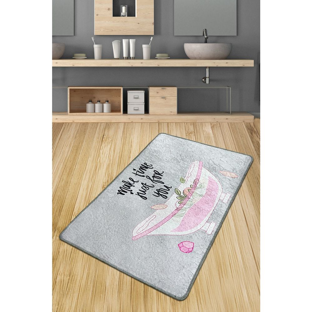 Šareni Kupatilski Tepih Make Time Djt (80 x 100) slika 1