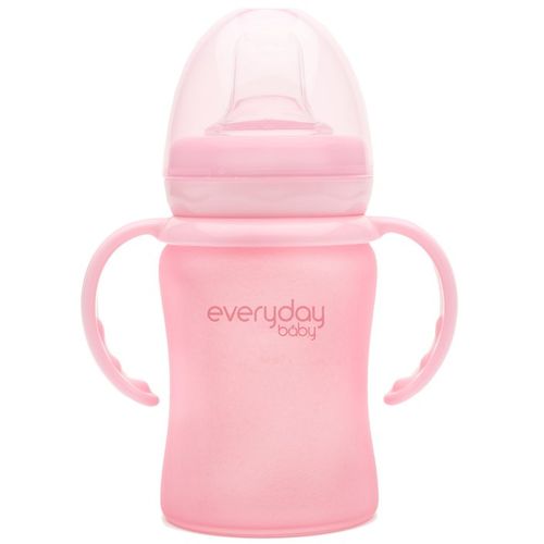 Everyday baby staklena čaša Sippy, 150ml Healthy+, Roza slika 1