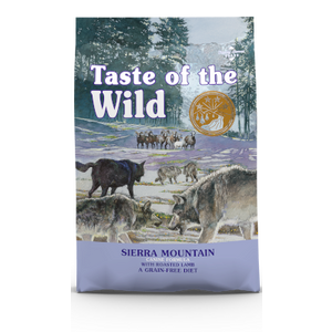 TASTE OF THE WILD Sierra Mountain, s pečenom janjetinom, bez žitarica, 5,6 kg