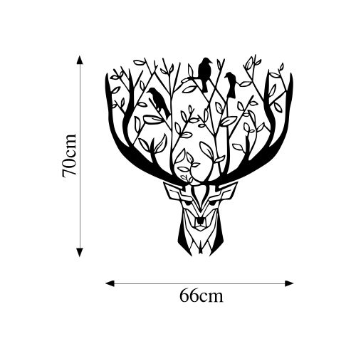 Wallity Metalna zidna dekoracija, Deer slika 5