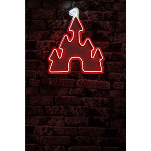 Wallity Ukrasna plastična LED rasvjeta, Castle - White, Red slika 2