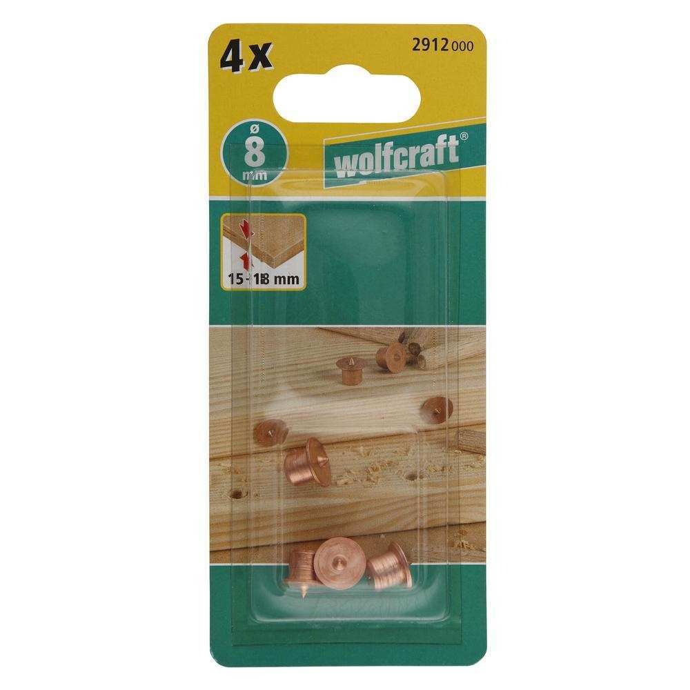 Wolfcraft Alat Za Centriranje - Vrhovi Za Označavnje Rupe Za Tiple 8 mm / 4 kom - 2912000 slika 5