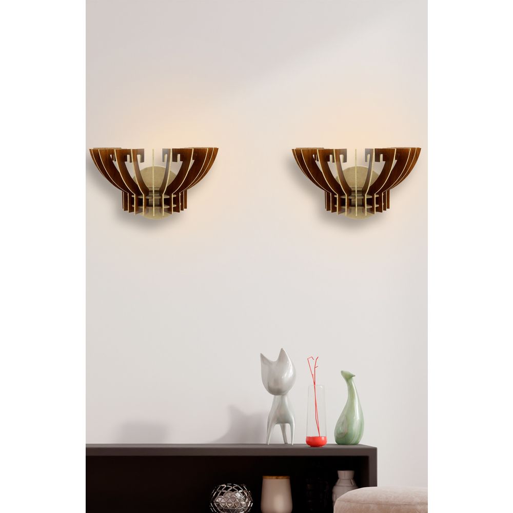 Zidna lampa od orahovine 209-TK2 slika 1