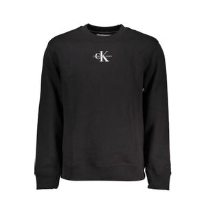 CALVIN KLEIN MEN'S BLACK ZIPLESS SWEATSHIRT