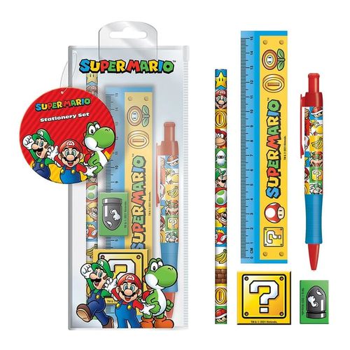 Super Mario (Colour Block) Stationery Set slika 1