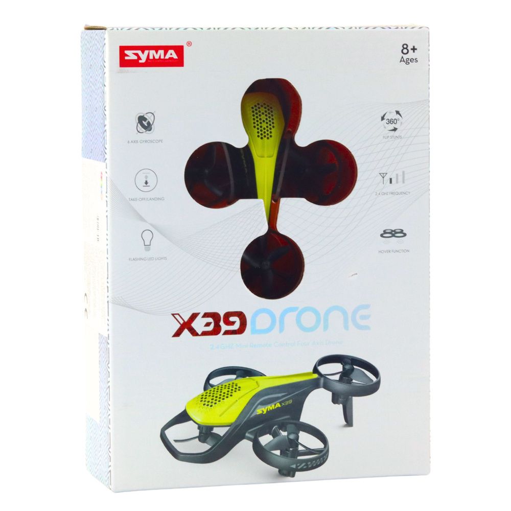 Mini RC Drone Syma X36 Četveroosna Akrobacija Žuta slika 4