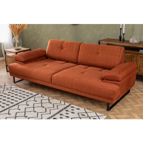 Atelier Del Sofa Mustang - Narandžasti trosed na razvlačenje slika 6