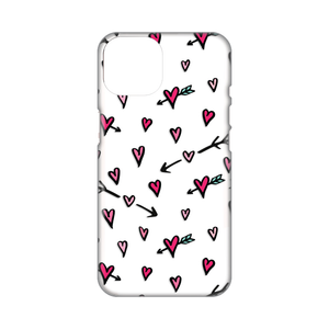 Torbica Silikonska Print Skin za iPhone 14 Plus 6.7 Heart Pattern