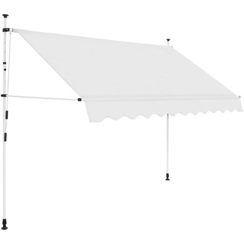 Tenda na ručno uvlačenje 300 cm krem slika 11