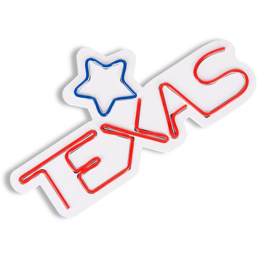 Wallity Ukrasna plastična LED rasvjeta, Texas Lone Star Blue slika 5