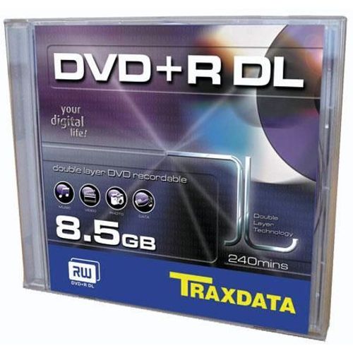 DVD+R DL Traxdata 8,5 GB/240 min 8x, box, 1/1 slika 2