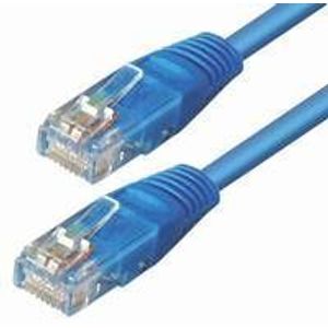 NaviaTec Cat5e UTP Patch Cable 0,25m blue