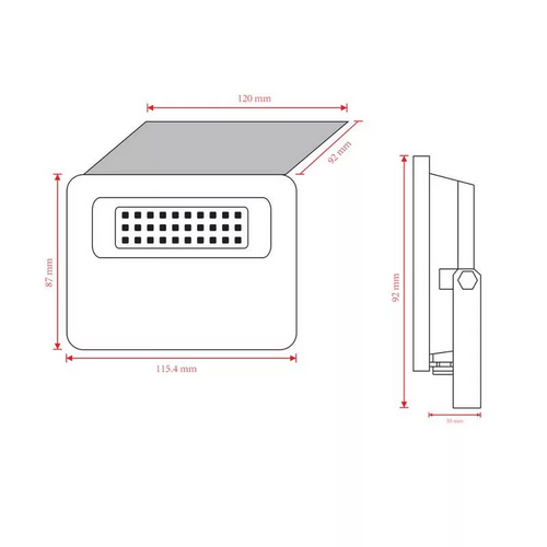 ASALITE LED solarni reflektor 10W 4000K, 1300Lm slika 2