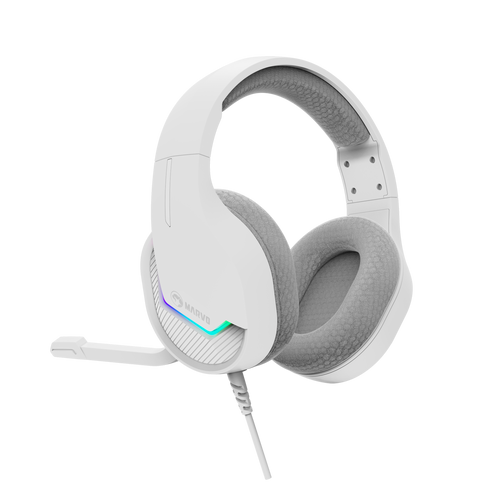 MARVO H8618 WH WIRED HEADSET RGB WHITE slika 2