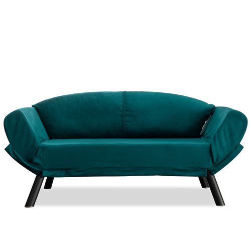 Genzo - Petrol Blue Petrol Blue 2-Seat Sofa-Bed slika 2