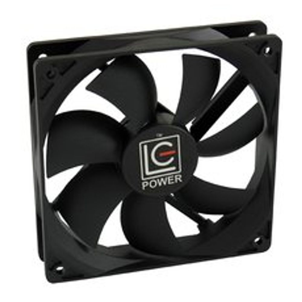 LC-Power Case fan LC-CF-120120x 120x25 mm,12V 4 pin PWMsleeving&anti-vibration washers slika 1