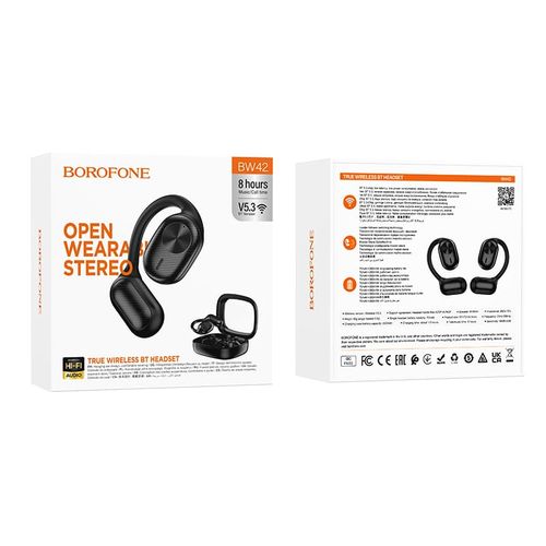 BOROFONE TWS BLUETOOTH SLUŠALICE BW42 NIEVE CRNE slika 5