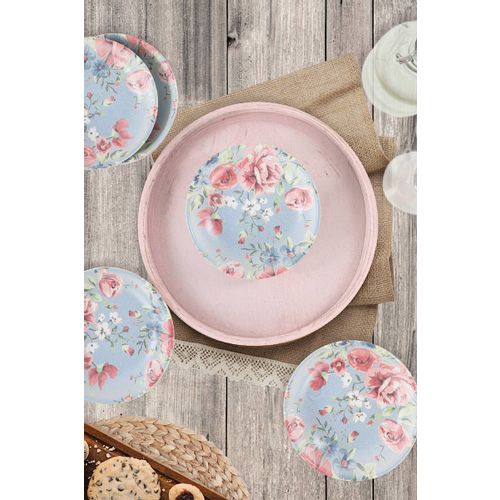 Hermia Concept Set zdjelica (6 komada), Rose Blue Ring Snack - Sauce 13 Cm 6 Pieces - 18715 slika 1