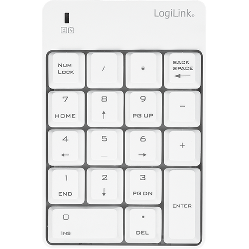 Logilink numpad BT numeriička tastatura bela slika 2