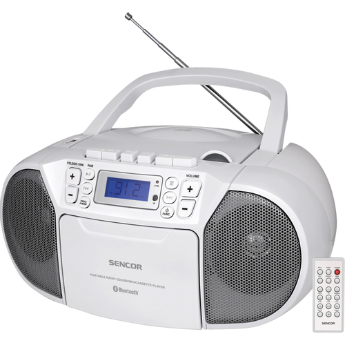 Sencor prijenosni radio SPT 3907 W  Bluetooth /CD/ MP3/SD/USB/AUX slika 2