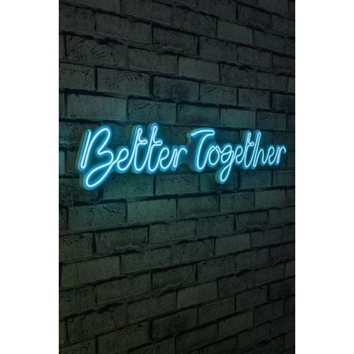 Wallity Ukrasna plastična LED rasvjeta, Better Together - Blue slika 1