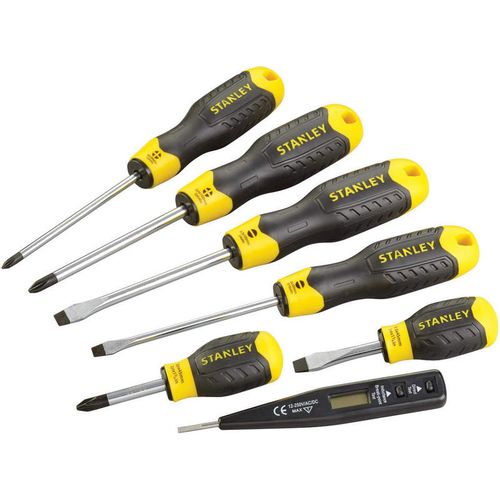 Stanley Odvijači Cushion Grip /Set 6kom +Tester 220V 0-65-009 slika 1