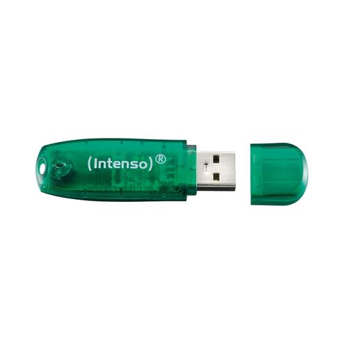 Intenso 8GB Rainbow Line USB 2.0 memorijski stick - Zelena slika 2