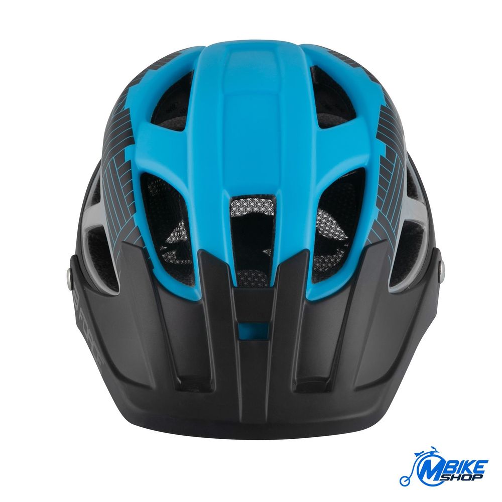 Force Kaciga Aves MTB Black/Blue Matt S-M slika 2