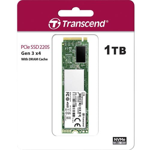 Transcend 220S 1 TB unutarnji M.2 PCIe NVMe SSD 2280 M.2 NVMe PCIe 3.0 x4 maloprodaja TS1TMTE220S slika 2