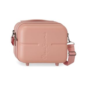 PEPE JEANS ABS Beauty case - Powder pink HIGHLIGHT