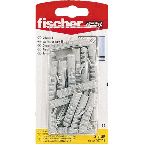 Fischer S 8 GK razuporna tipla 40 mm 8 mm 52118 20 St. slika 1
