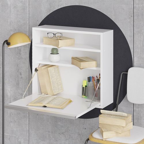 Optimum - White White Study Desk slika 4