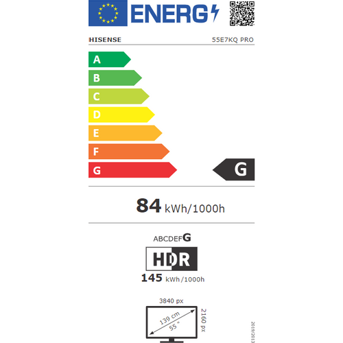 Hisense televizor 55E7KQ PRO slika 2