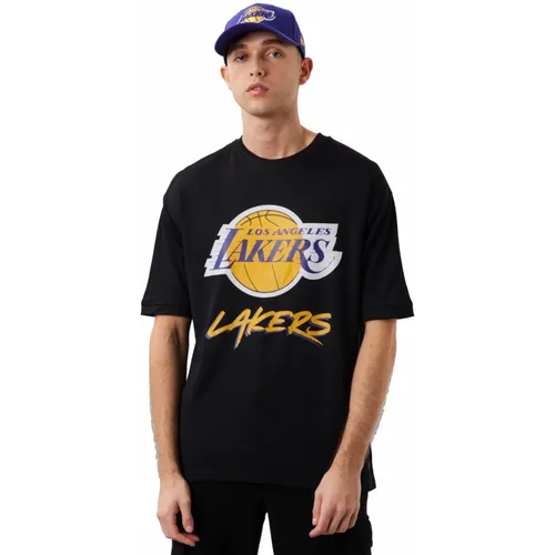New Era NBA Los Angeles Lakers Script Mesh muška majica 60284737 slika 4
