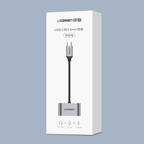 Ugreen USB-C na 3.5mm + USB-C hub adapter slika 2