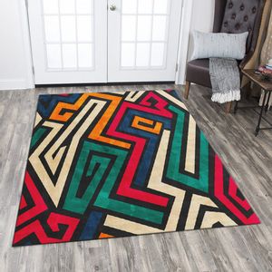 csbrghl-383 Multicolor Carpet (80 x 140)