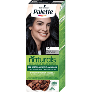 Palette Naturals Color Creme Farba za kosu 1-1 Plavičasto crna 