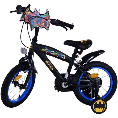 Dječji bicikl Volare Batman 14" crni s dvije ručne kočnice slika 9