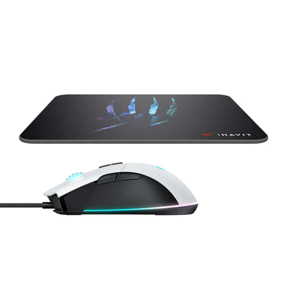 HAVIT GAMENOTE MIŠ LED+PODLOGA GAMING HV-MS1037CM RGB USB slika 2
