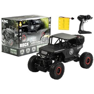 Buggy na daljinsko upravljanje Monster Jeep 1:18 - crni