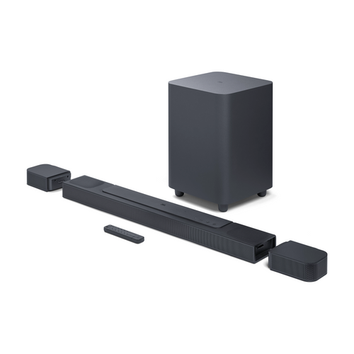 JBL BAR 800 5.1.2 Soundbar, 720W BT 5.0, WiFi 6, HDMI eARC, True Dolby Atmos, bežični subwoofer, crna slika 1