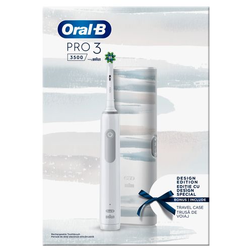 Oral-B Pro 3 White 3500+TC design edition, Električna četkica za zube slika 4