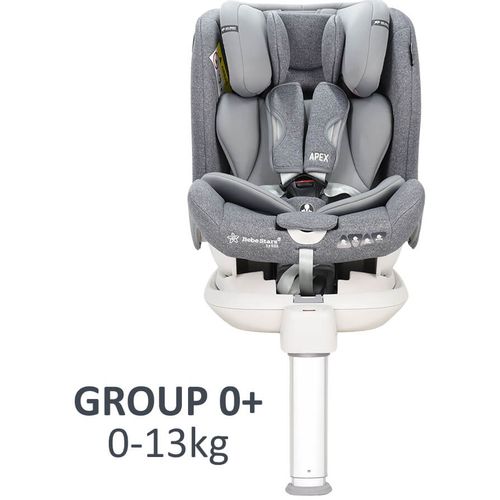 Bebe Stars autosjedalica APEX 360° ISOFIX - siva slika 7