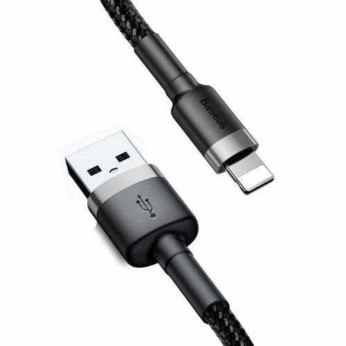 Baseus Cafule USB Lightning kabel 2,4A 1m (sivo+crno) slika 2