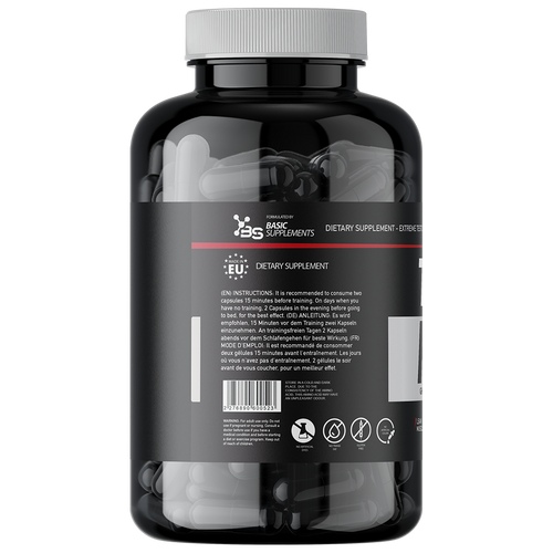 Basic Supplements Testo Pro 180 Kapsula slika 2