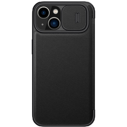 Torbica Nillkin Qin Pro (plain leather) za iPhone 14 Plus 6.7 crna slika 1